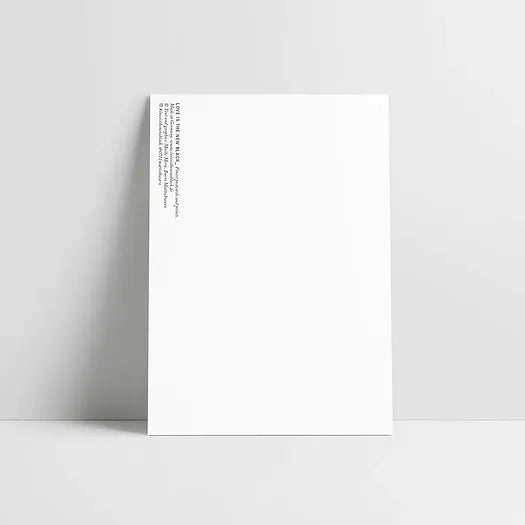 LITNB Postkarte Dinge Schwarz