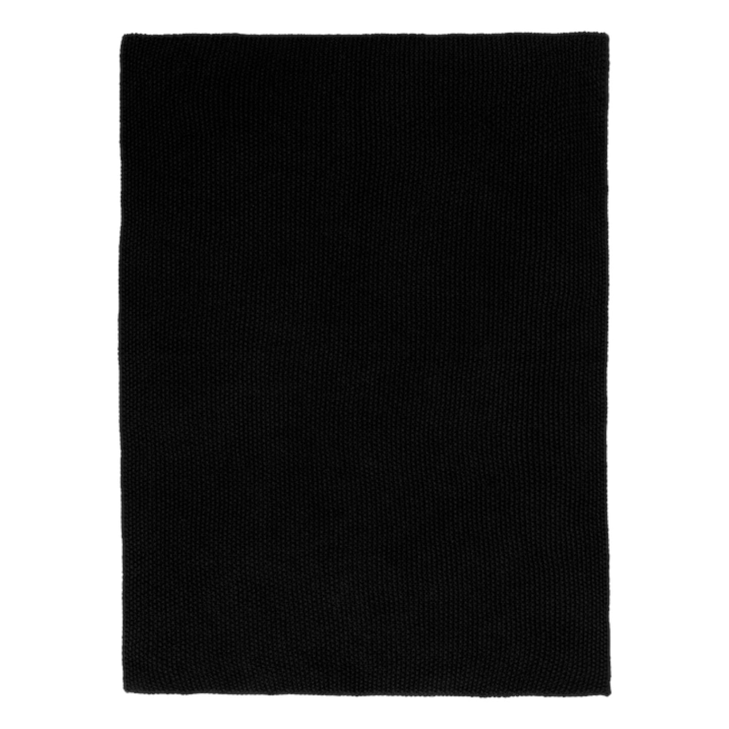 Geschirrtuch gestrickt Schwarz