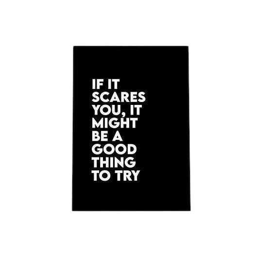 LITNB Postkarte Good Things Schwarz