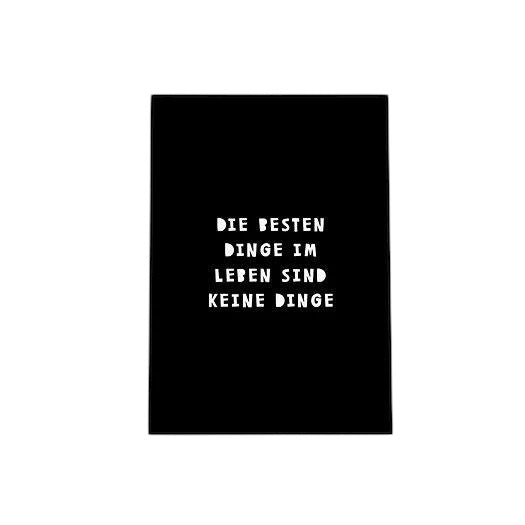 LITNB Postkarte Dinge Schwarz