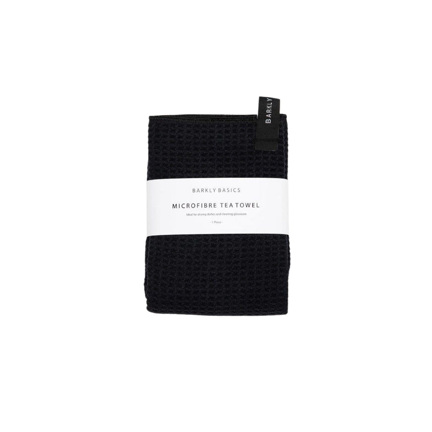 Barkly Basics Mikrofaser-Geschirrtuch Schwarz