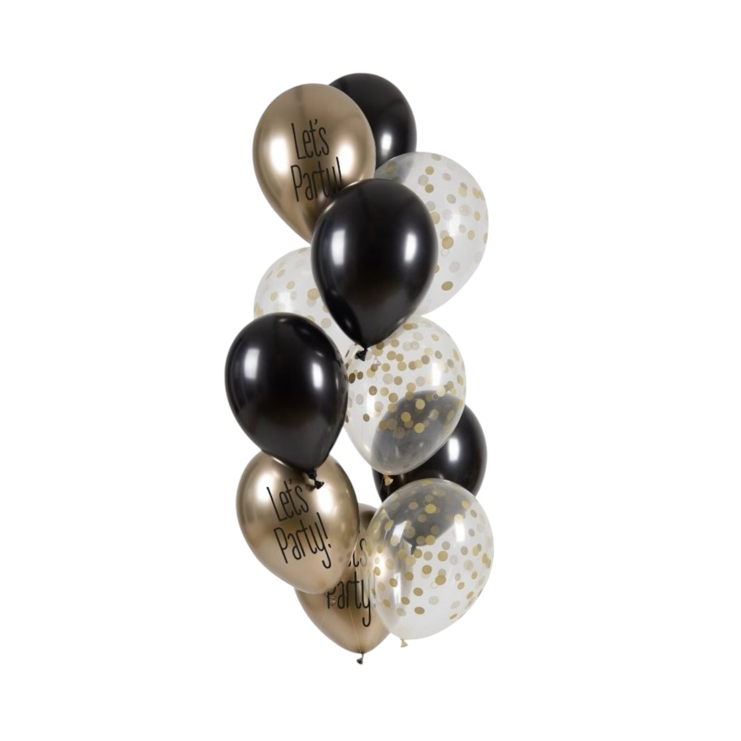 Luftballons (12-er Set) Let's Party Black Tie