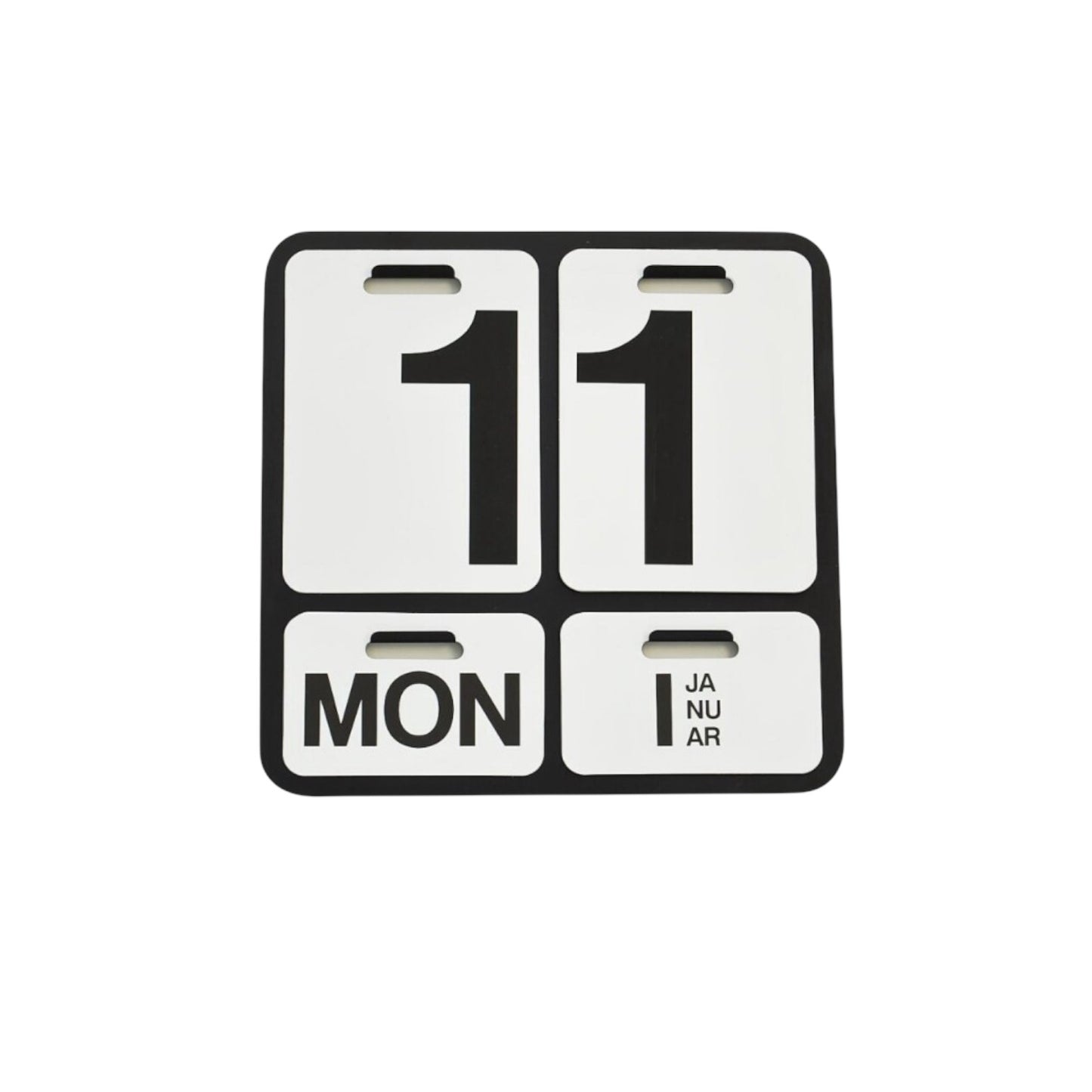 Danese Milano Formosa Kalender Schwarz