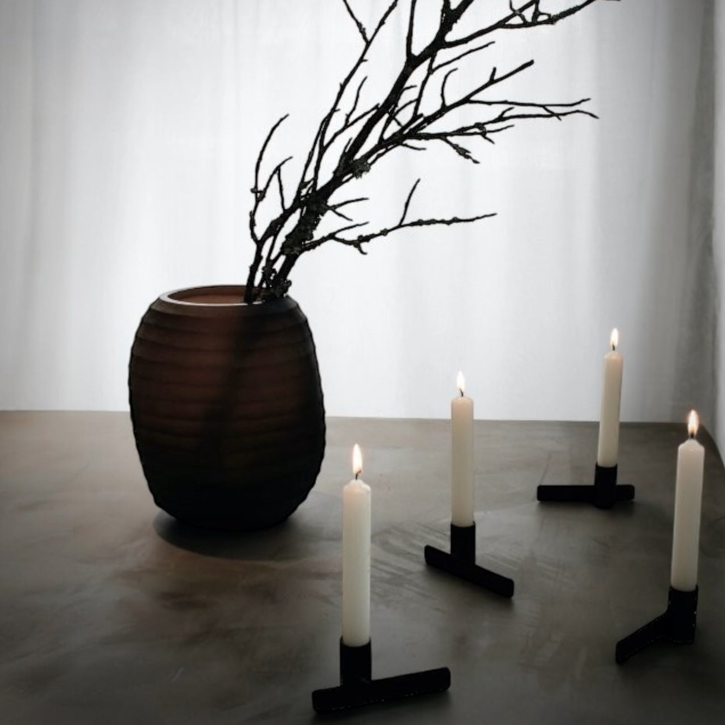 Nordstjerne Kerzenständer Simple Schwarz