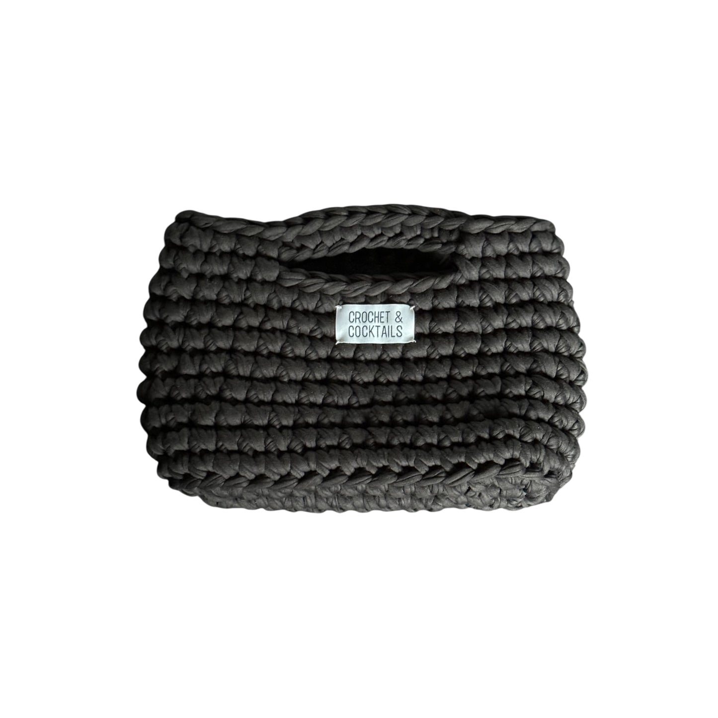 Crochet & Cocktails Tasche M Schwarz