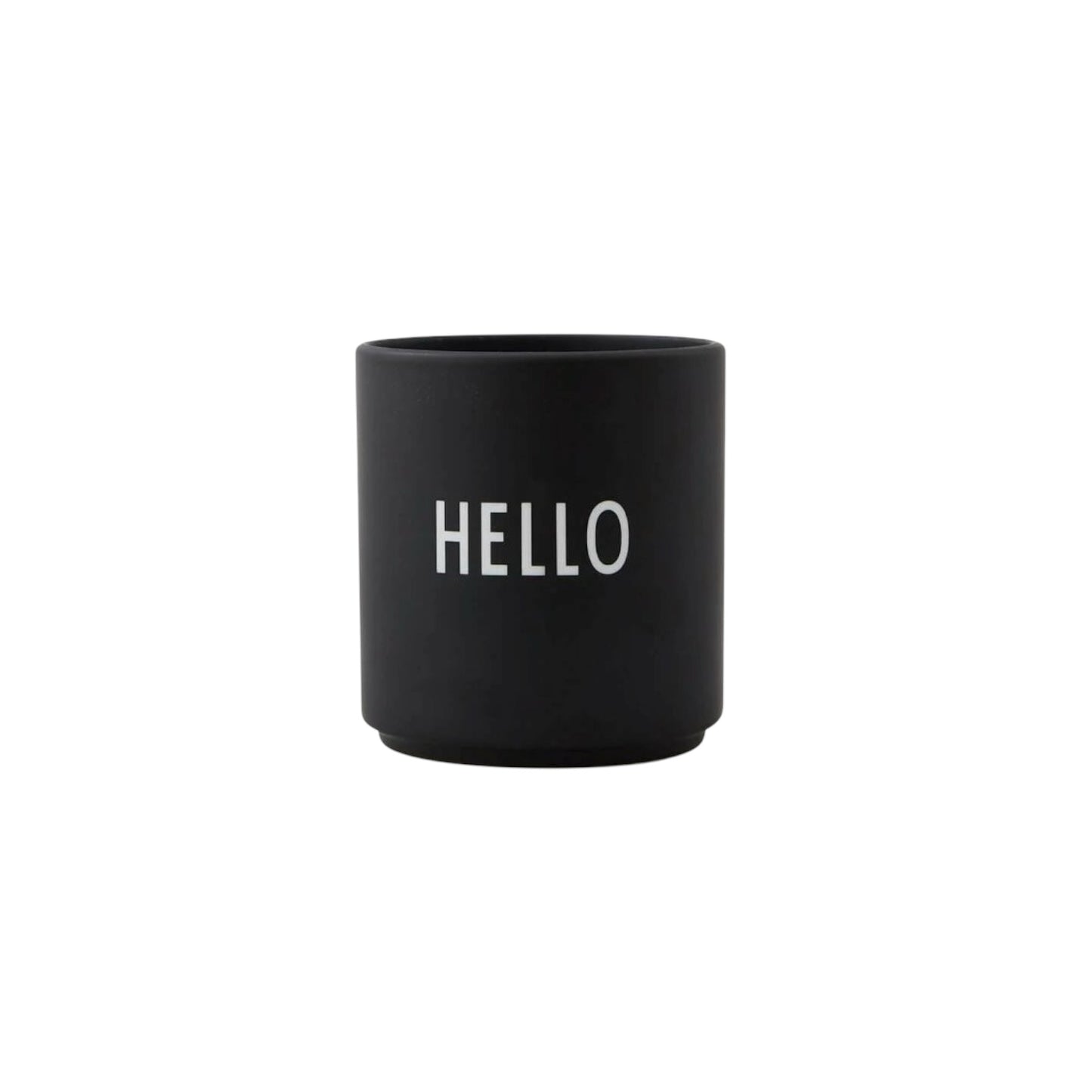 Design Letters Becher HELLO Schwarz