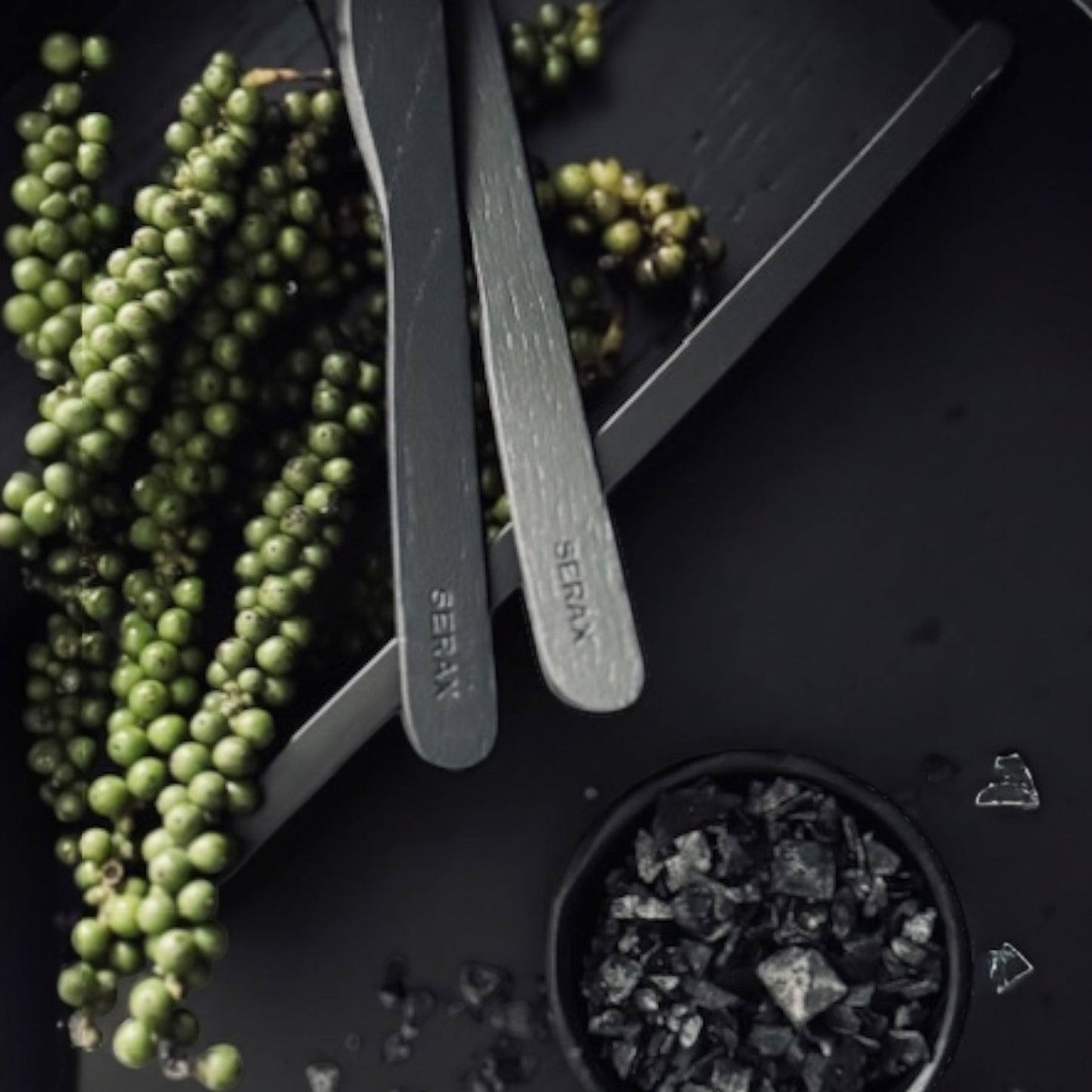 SERAX Buttermesser Passe-Partout Schwarz