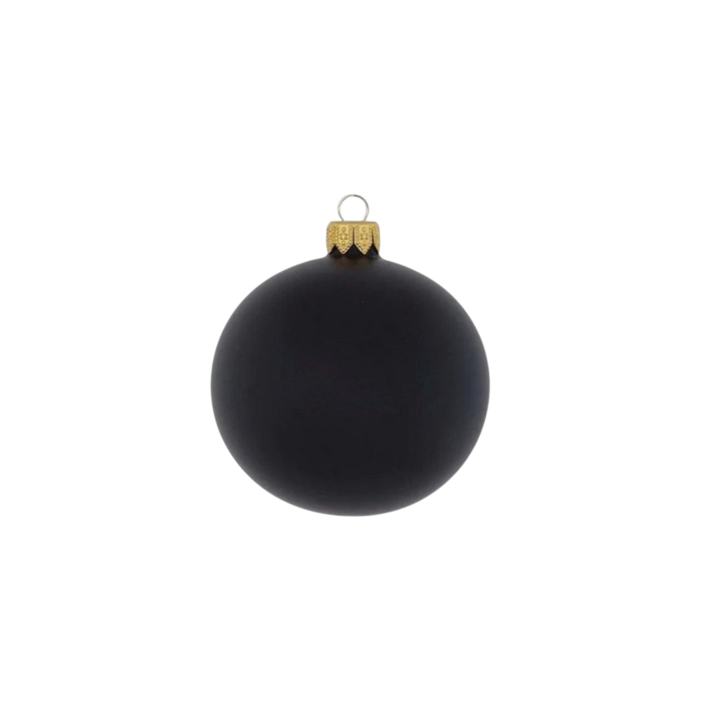 Kaheku Weihnachtskugel Basic matt Schwarz