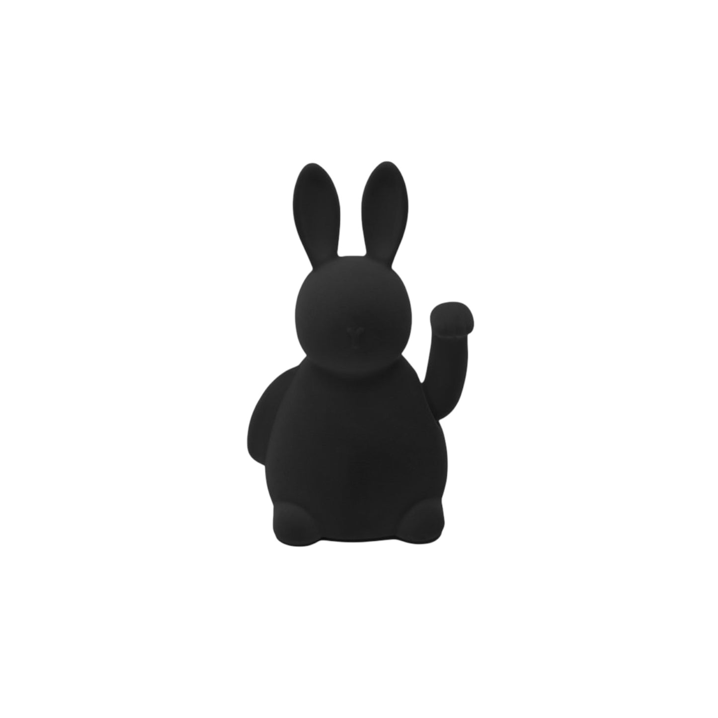 Winke Hase Bunny Schwarz