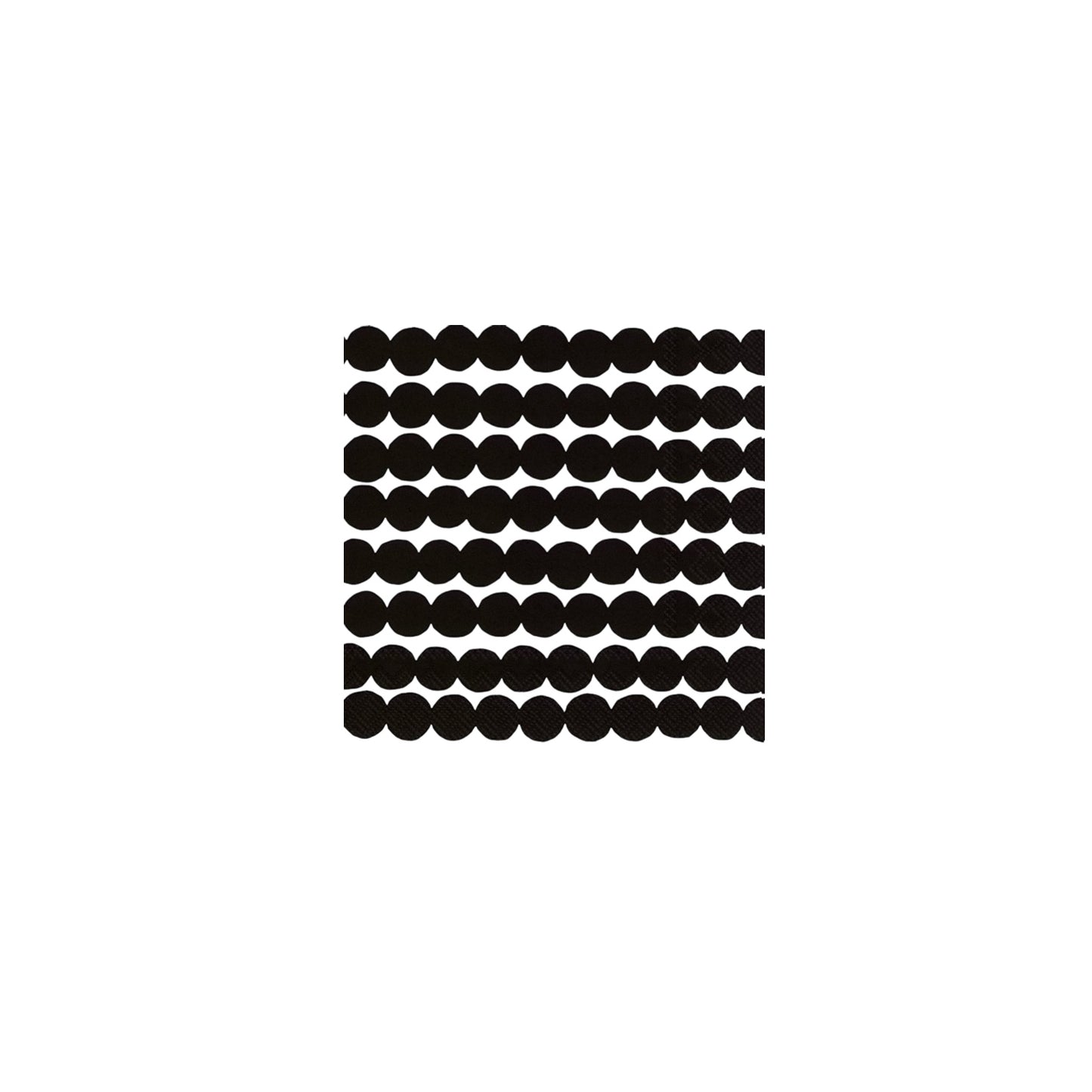 marimekko Cocktail Servietten Räsymatto Schwarz