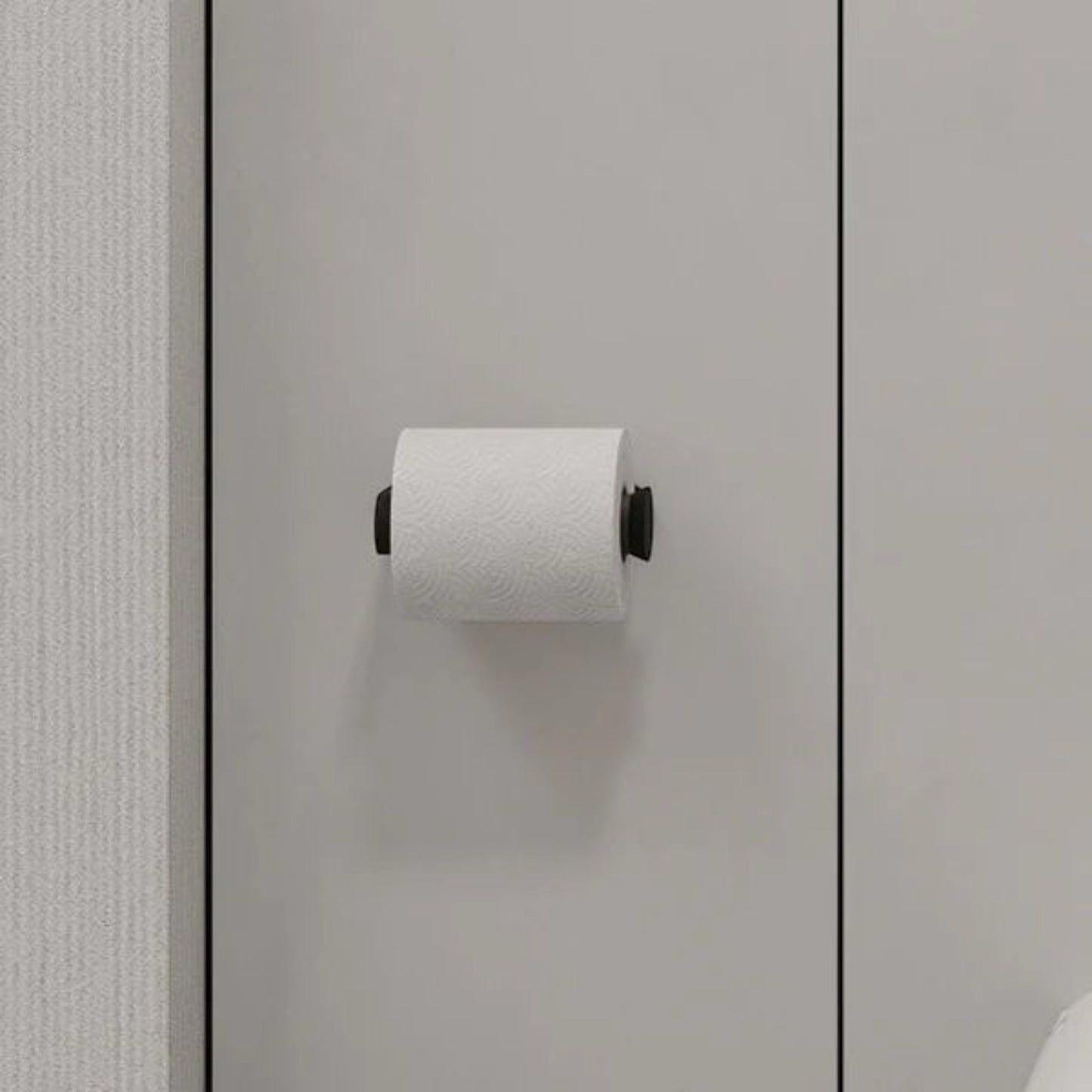 Aura Toilettenpapierhalter Schwarz