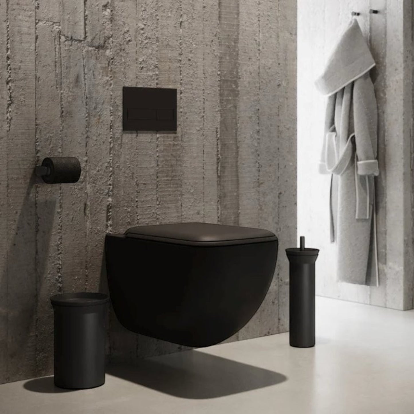 Aura Toilettenbürste Schwarz