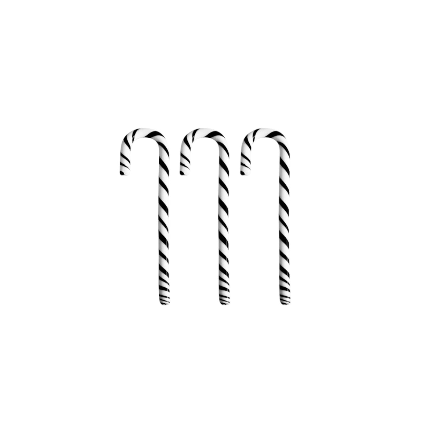 KostaBoda Candy Cane (3-er Set) Schwarz