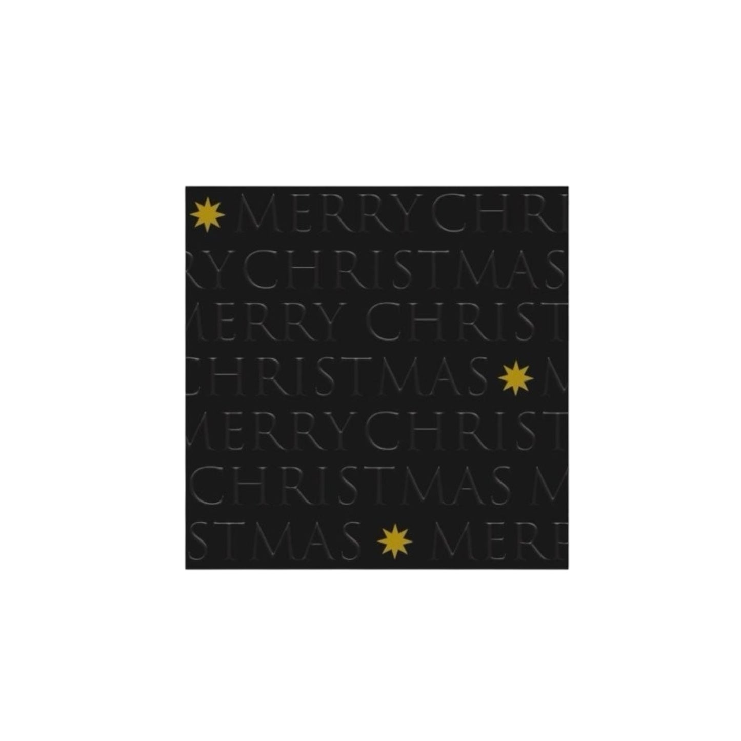 ppd Cocktail Servietten Christmas Schwarz