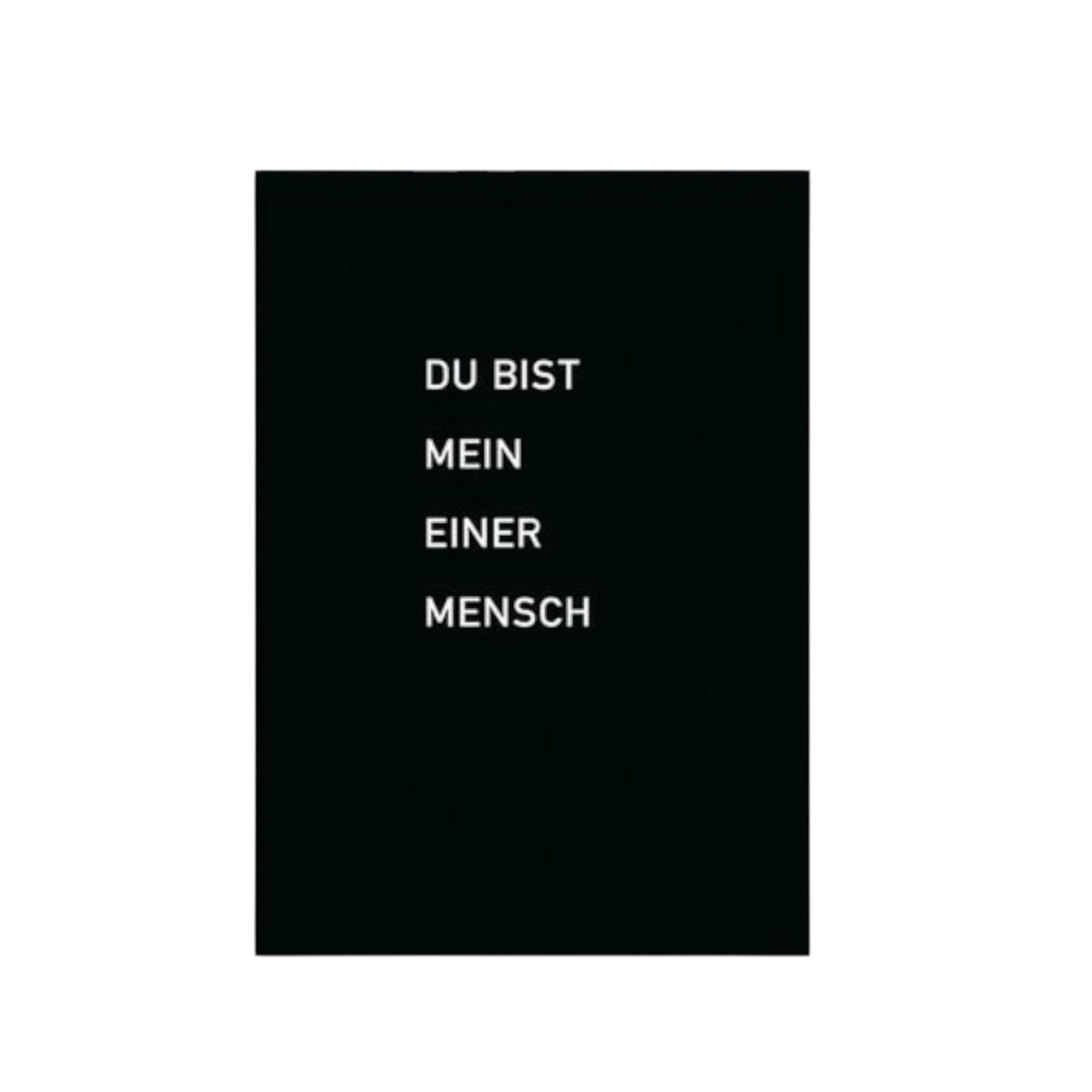 Postkarte Du bist.....
