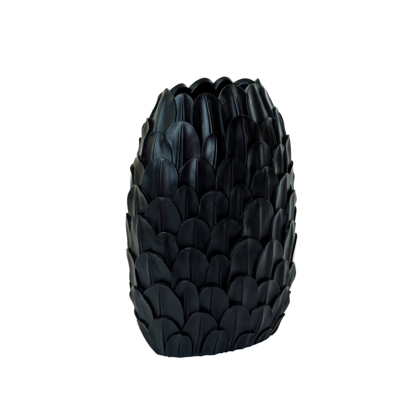 Light & Living Vase Feder Schwarz