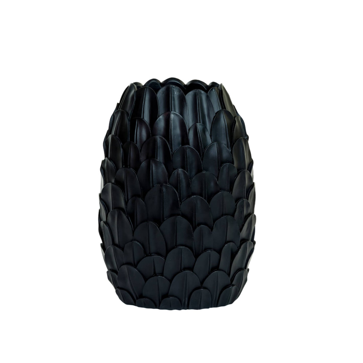 Light & Living Vase Feder Schwarz