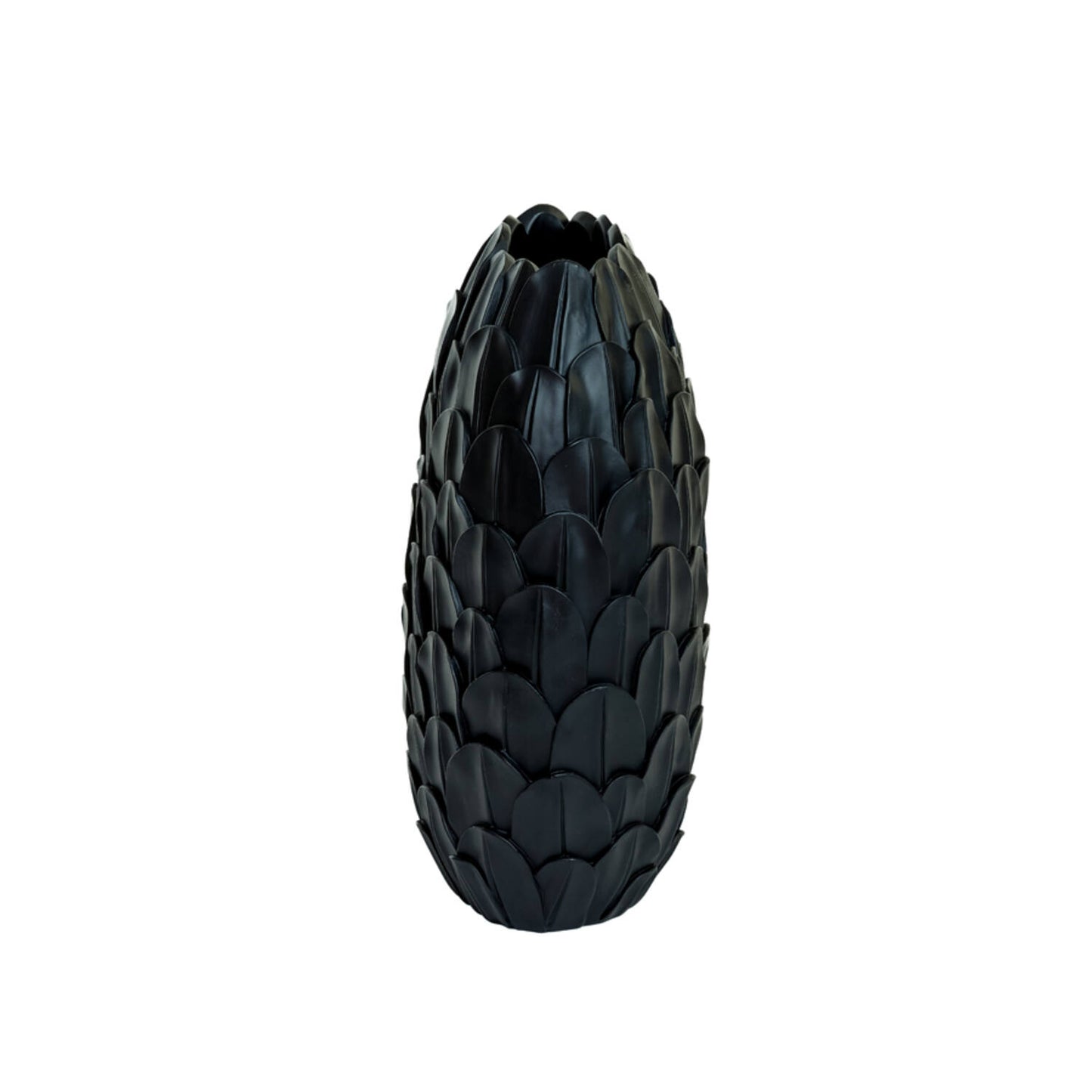 Light & Living Vase Feder Schwarz