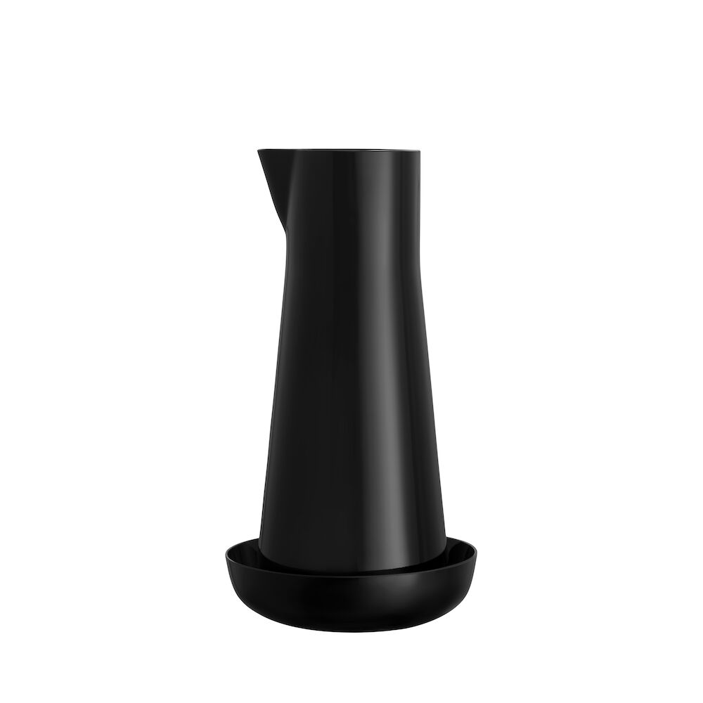 Orrefors Karaffe + Schale Schwarz
