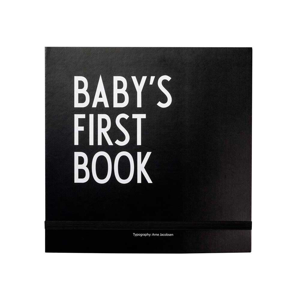 Design Letters Babys erstes Buch Schwarz