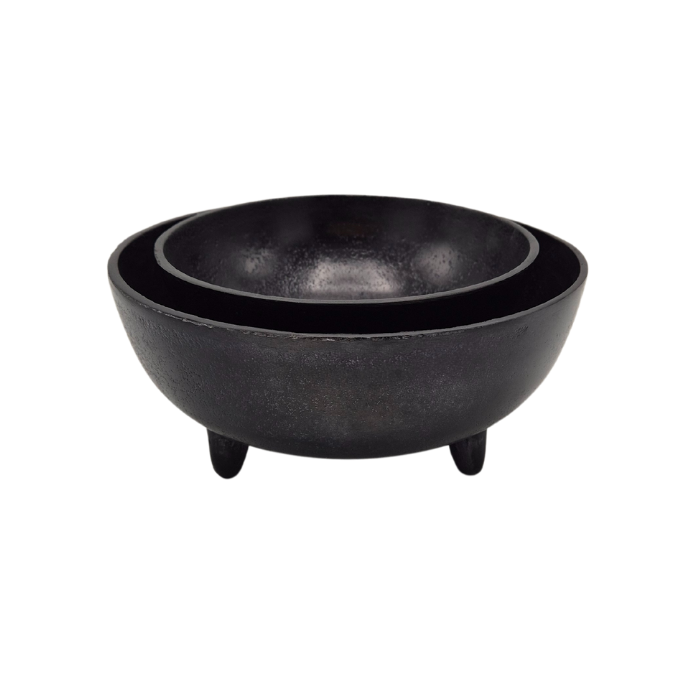 ADC Runde Metallschale Maje Schwarz