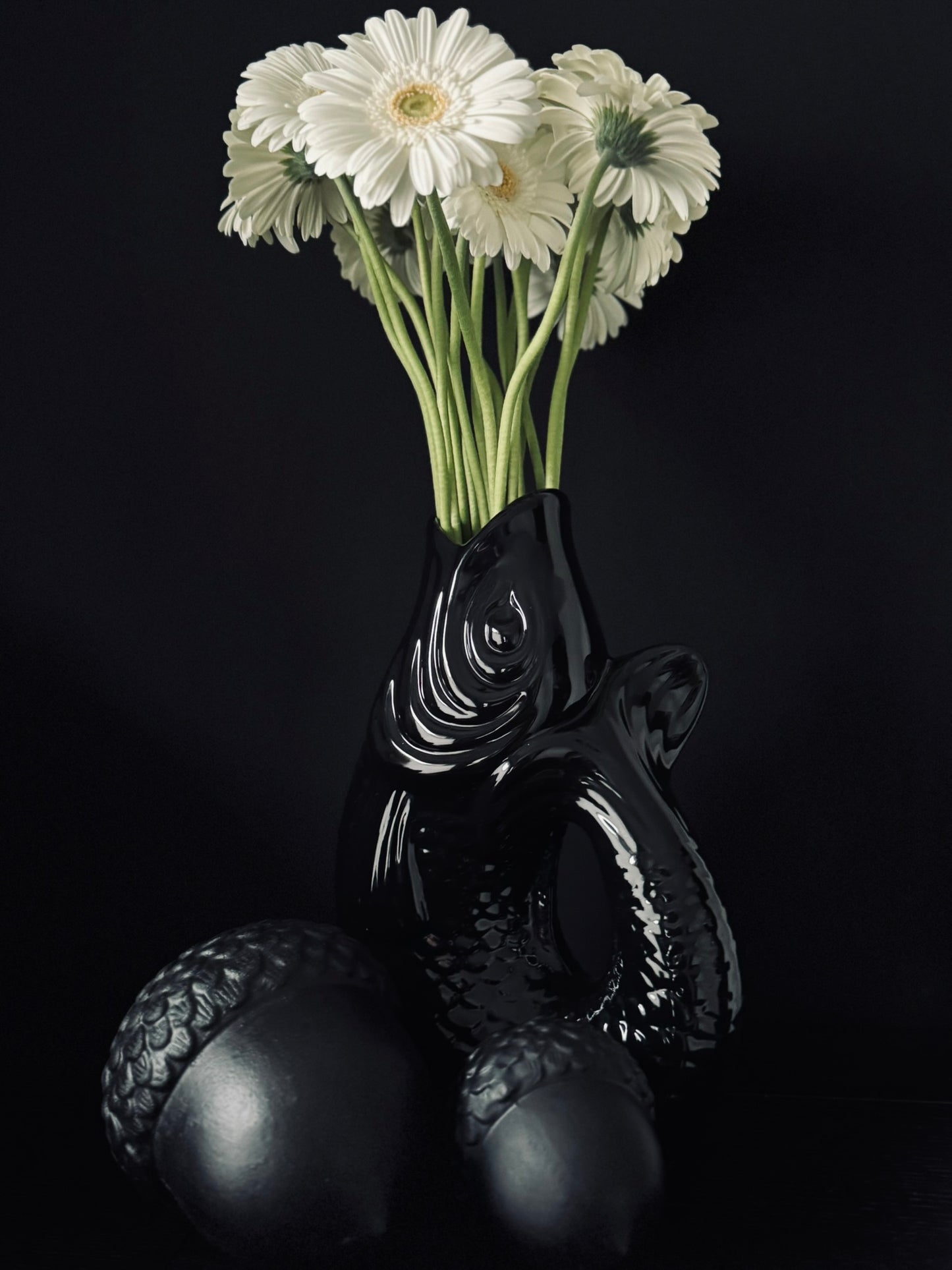 Giftcompany Vase Monsieur Carafon Schwarz