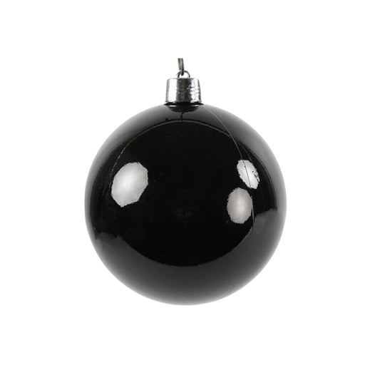 Decostar Weihnachtskugel XXL Baley Schwarz