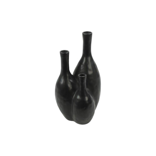 Decostar Vase Koni Schwarz