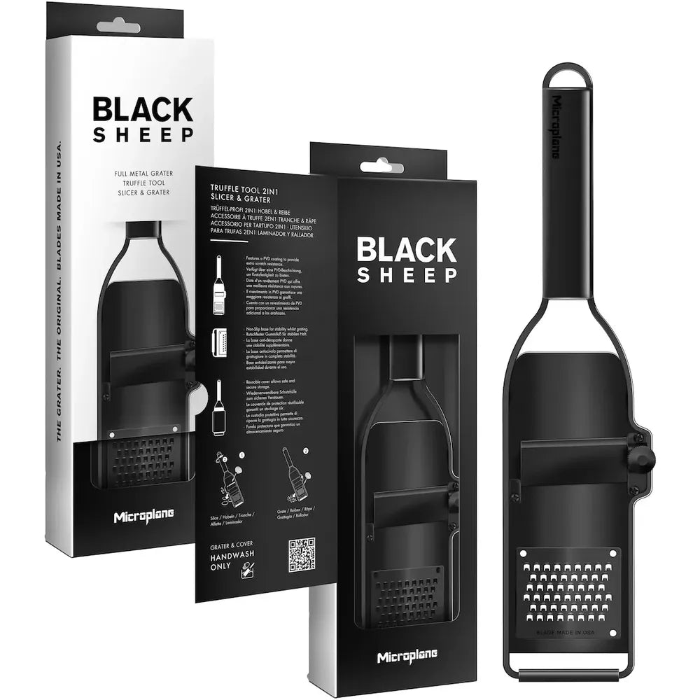 Microplaine Trüffelreibe 2 in 1 Black Sheep
