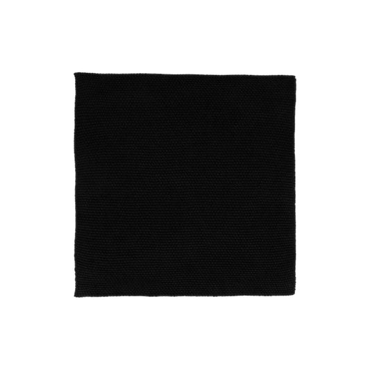 Baumwolltuch gestrickt (2-er Set) Schwarz