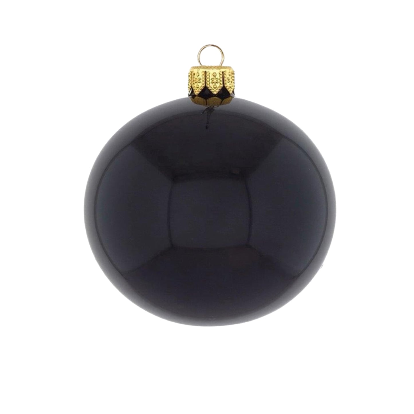 Kaheku Weihnachtskugel Basic opak Schwarz