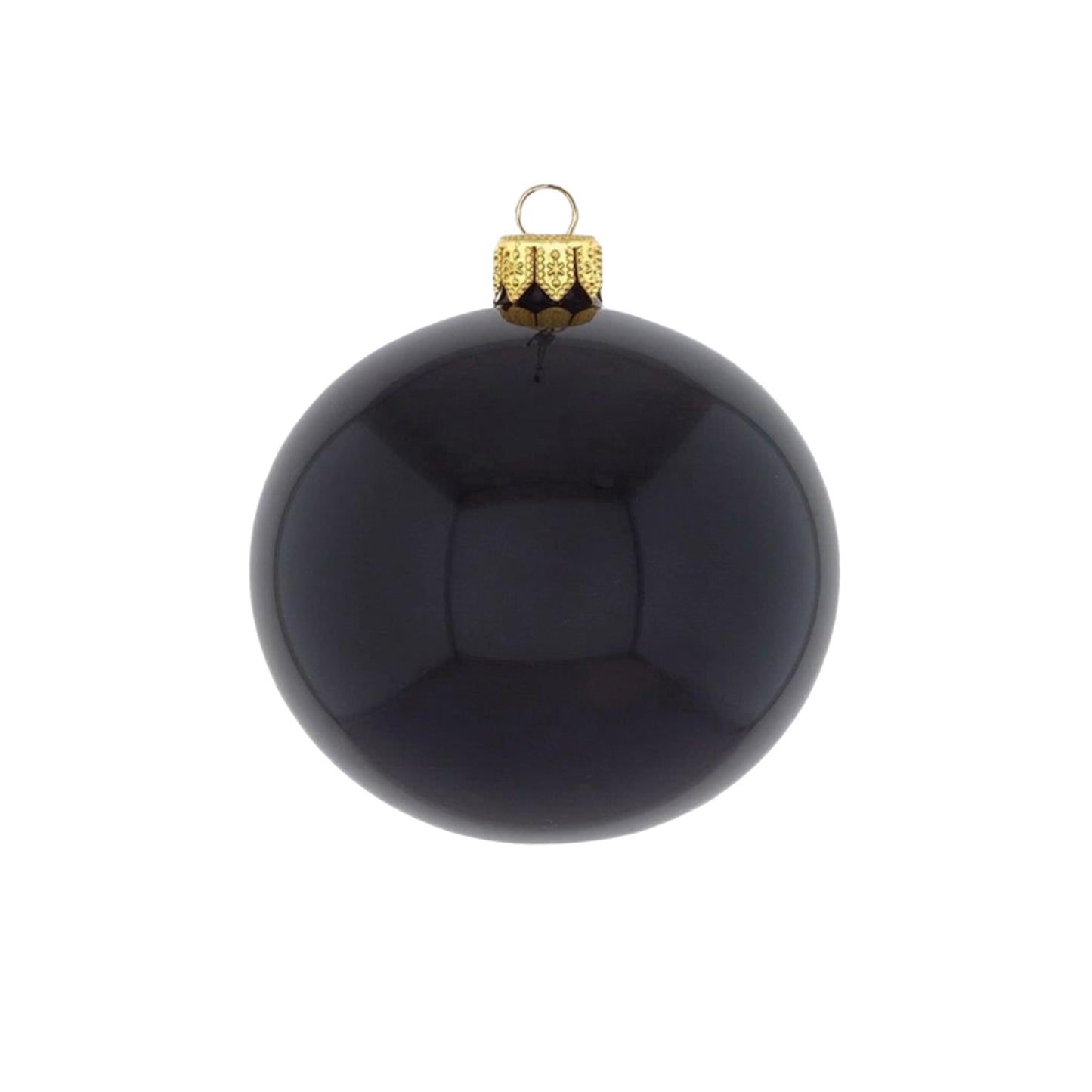 Kaheku Weihnachtskugel Basic opak Schwarz