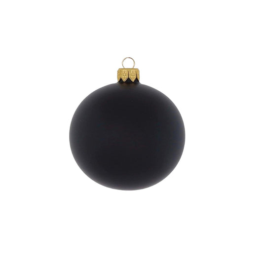 Kaheku Weihnachtskugel Basic matt Schwarz