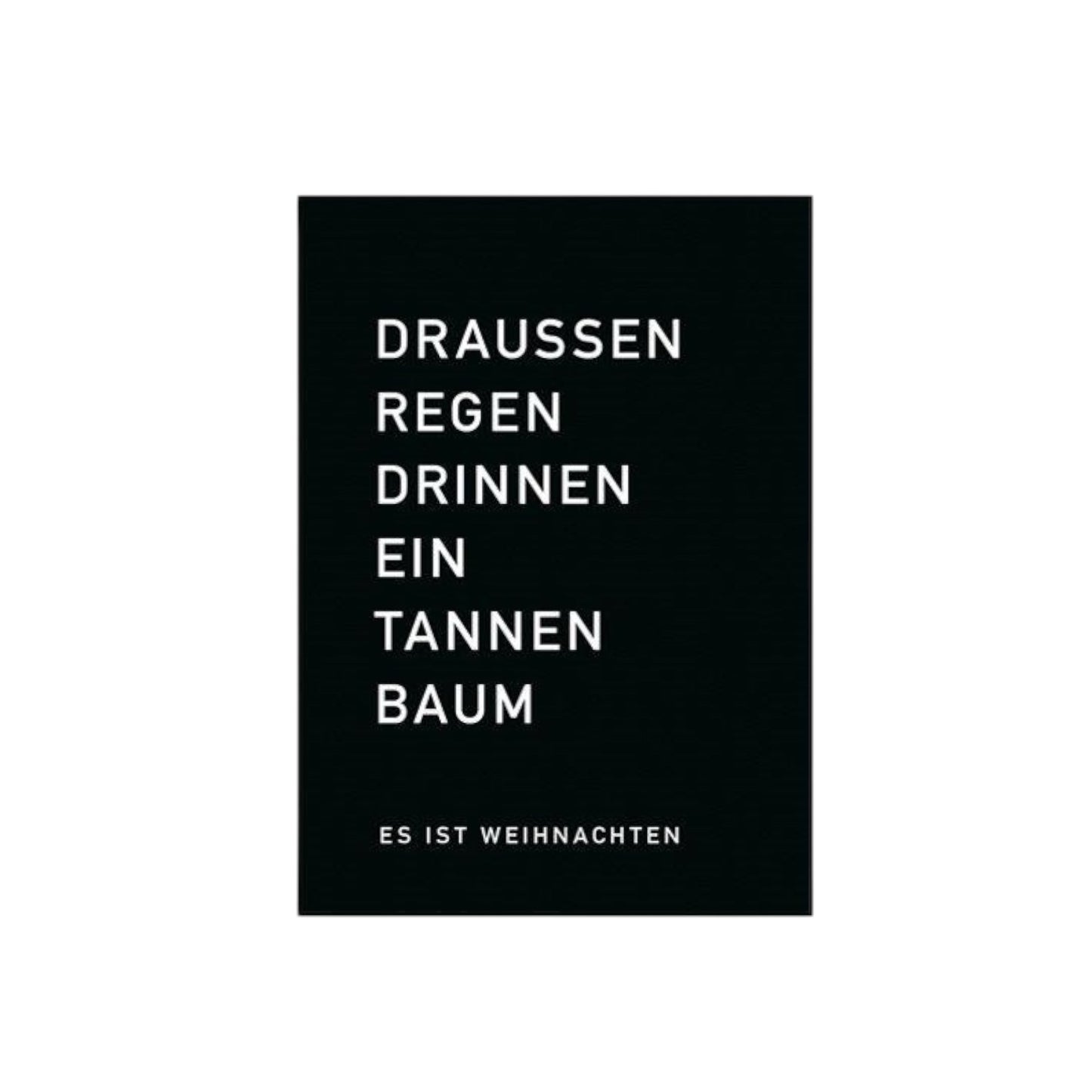 Postkarte Draussen Regen