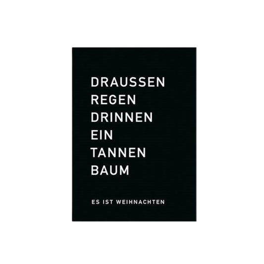 Postkarte Draussen Regen