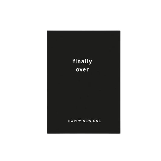 Postkarte Finally over