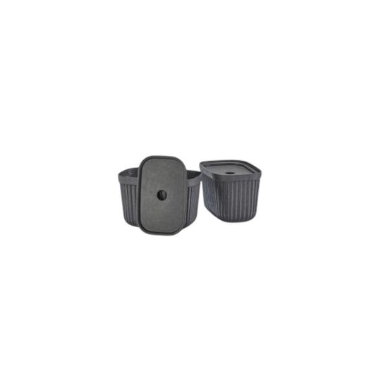 Zone Aufbewahrungs-box (2-er Set) Pulp S Schwarz