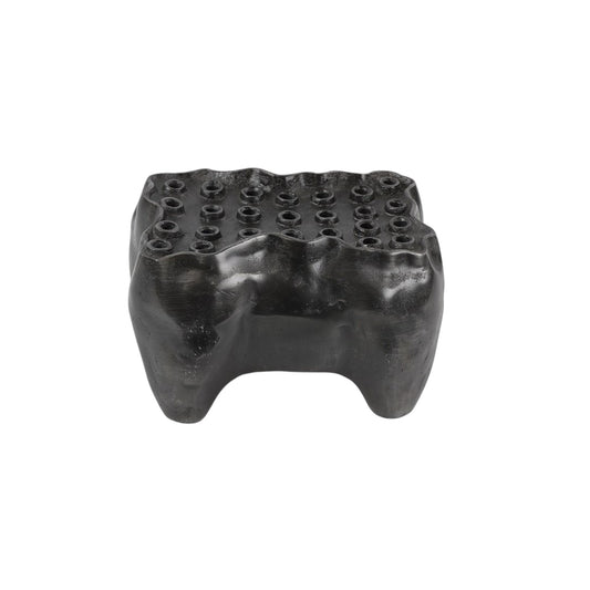 Decostar Vase Tooth Schwarz