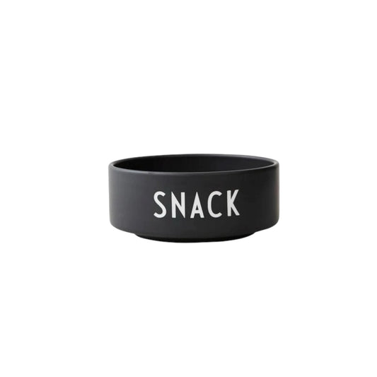 Design Letters Schale SNACK Schwarz