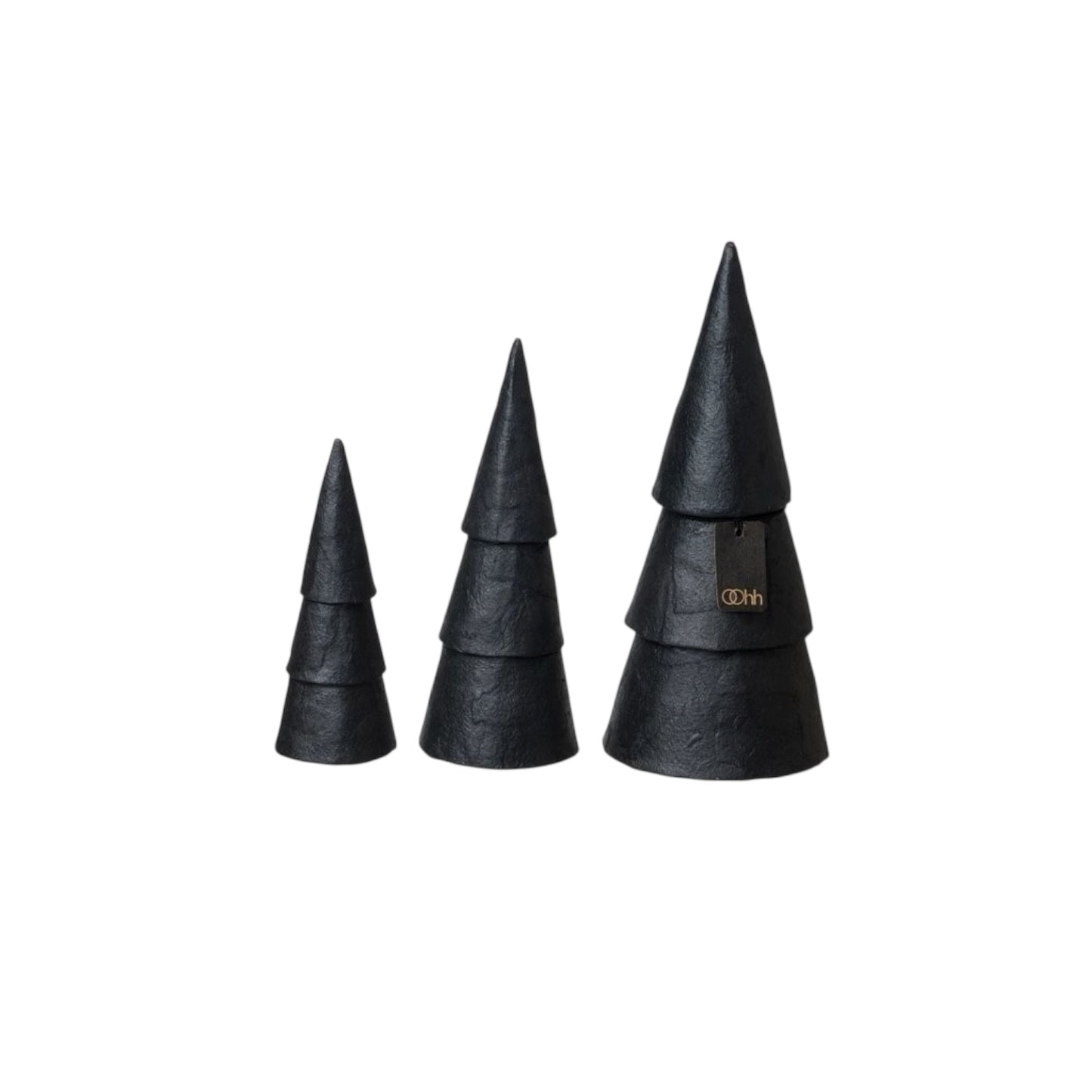 OOhh Weihnachtsbaum (3-er Set) Schwarz