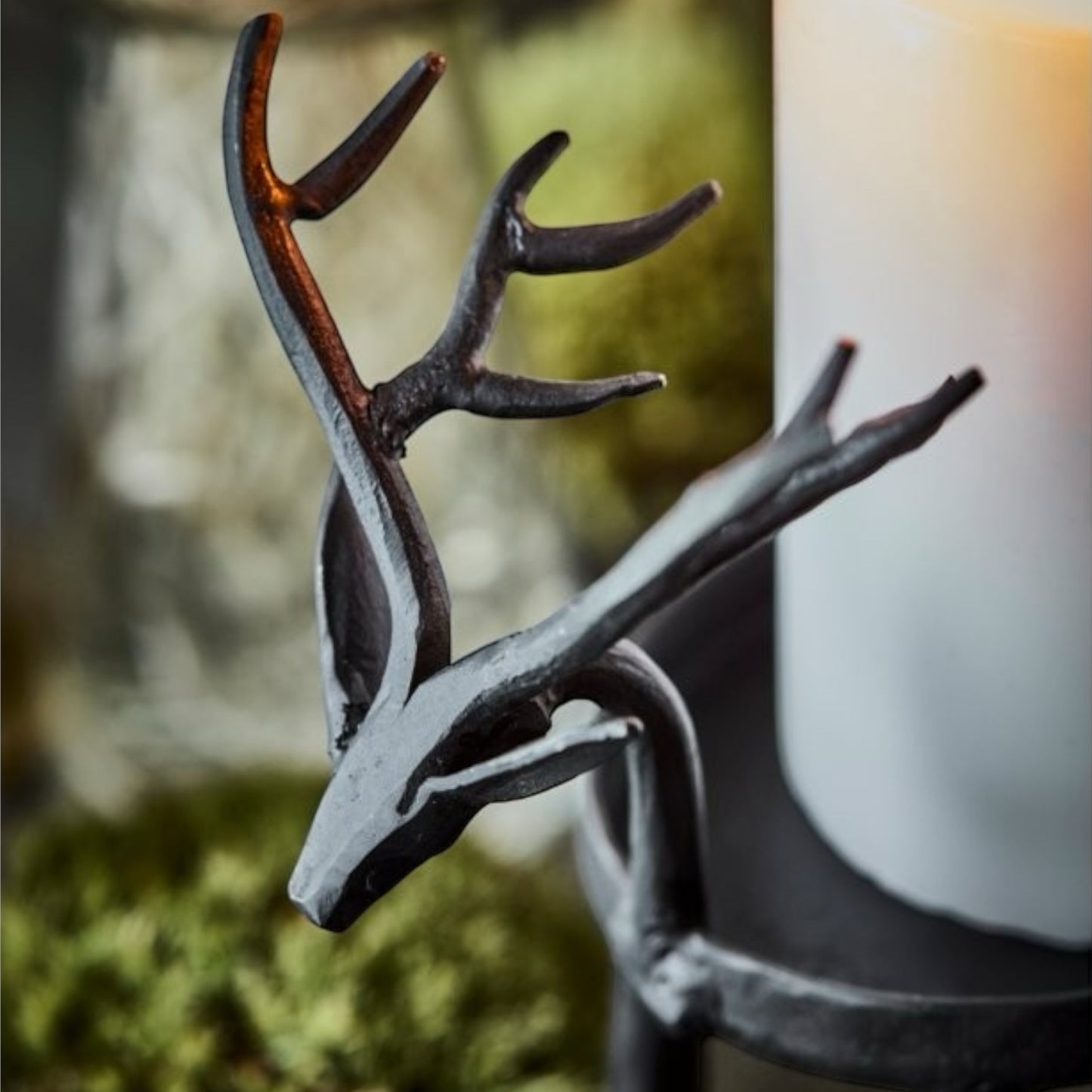 House Doctor Kerzenständer Deer Schwarz