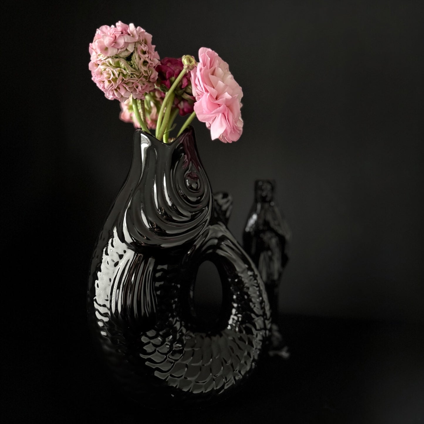 Giftcompany Vase Monsieur Carafon Schwarz