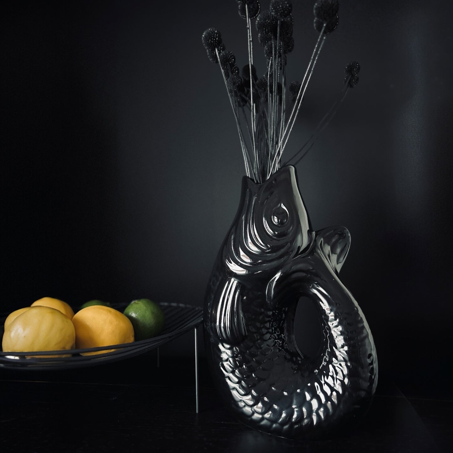 Giftcompany Vase Monsieur Carafon Schwarz