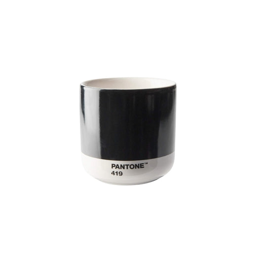 PANTONE Thermobecher Latte Macchiato Schwarz 419