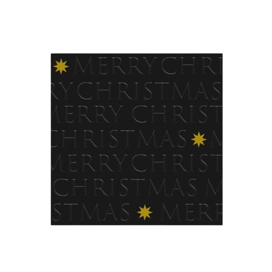 ppd Cocktail Servietten Christmas Schwarz