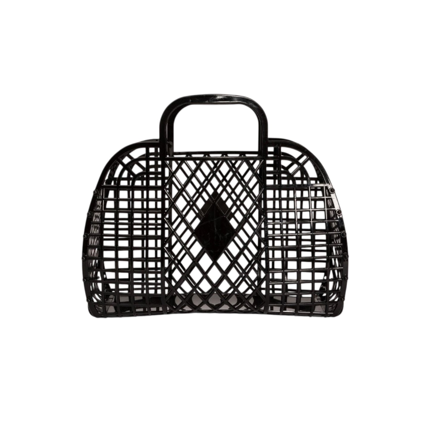 Sun Jellies Retro Korb Schwarz