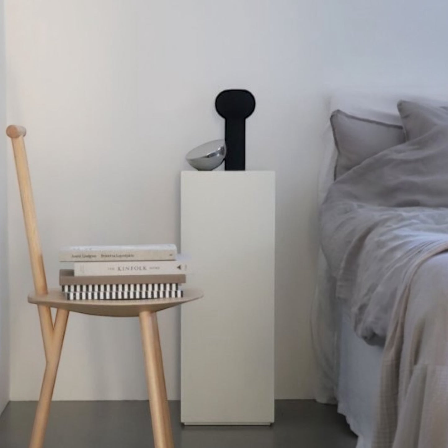 Cooee Design Vase Pillar Schwarz