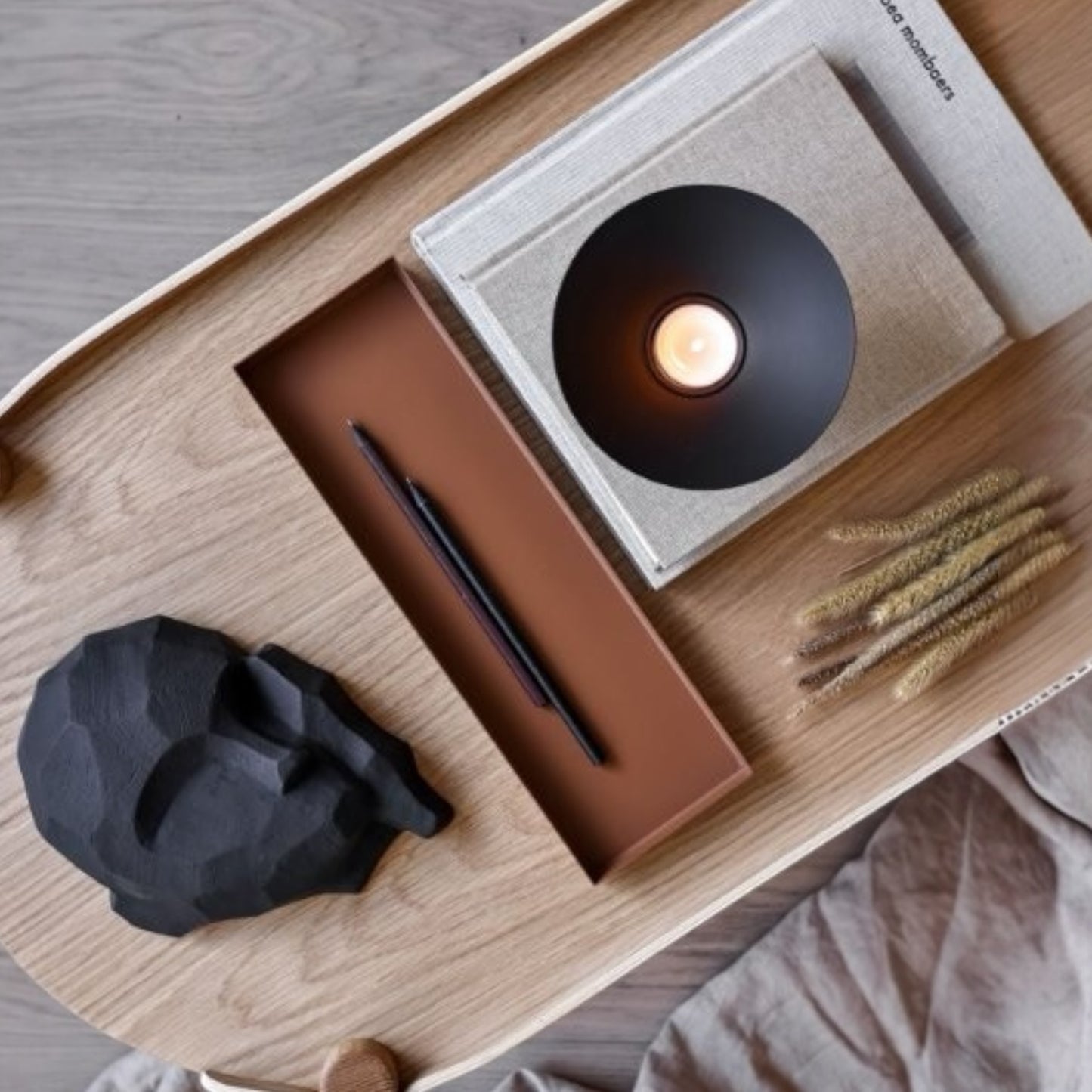 Cooee Design Teelichthalter Uma Schwarz