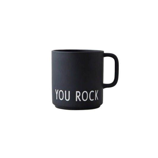 Design Letters Becher YOU ROCK Schwarz