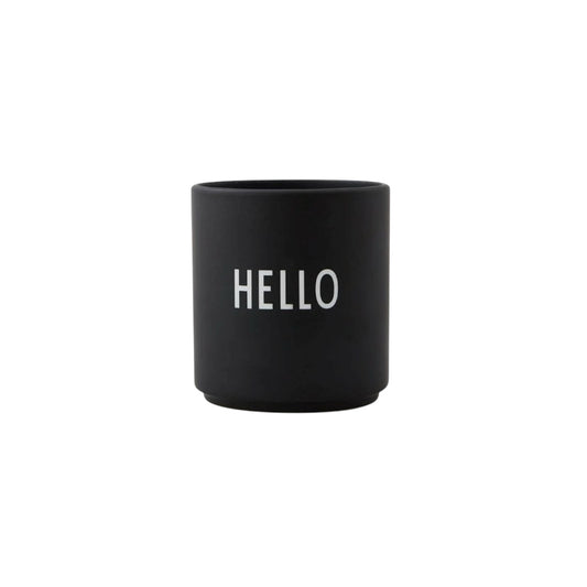 Design Letters Becher HELLO Schwarz